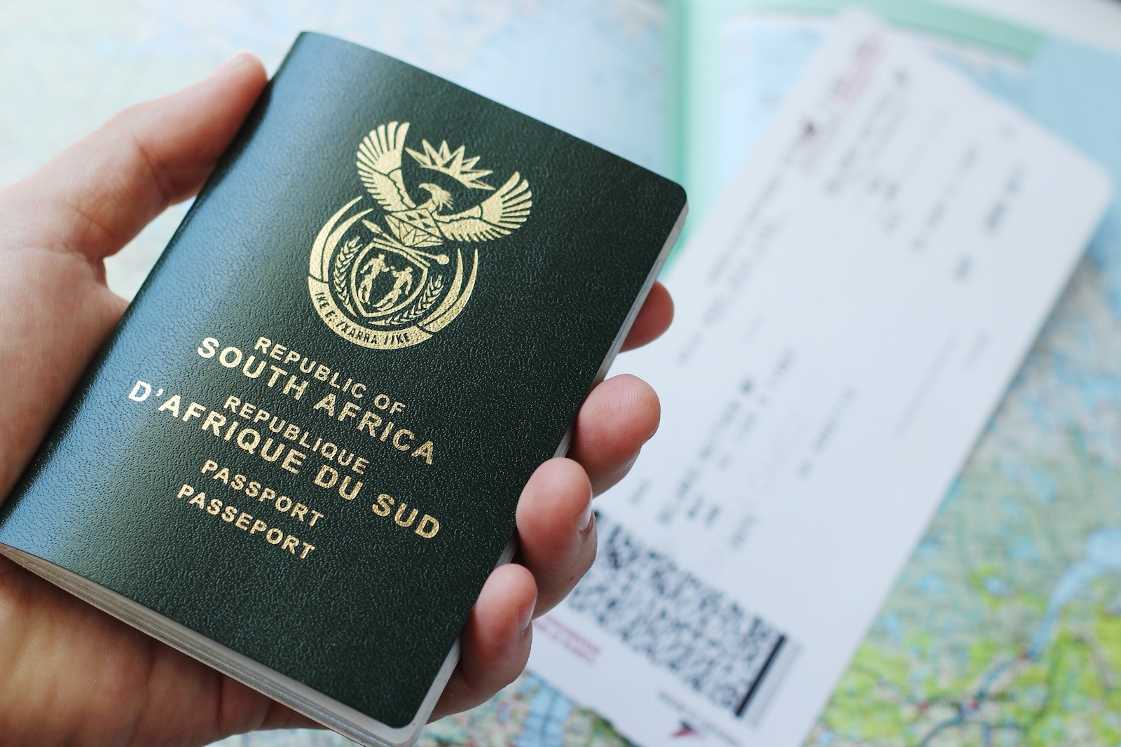 travel document south africa